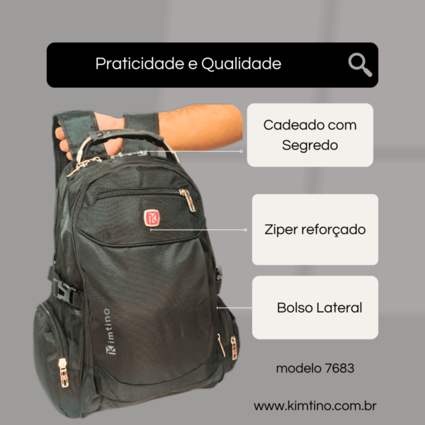 Mochila 7683 preto